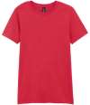 GD93 64001LCVC Gildan Ladies SoftStyle® CVC T-Shirt Red Mist colour image